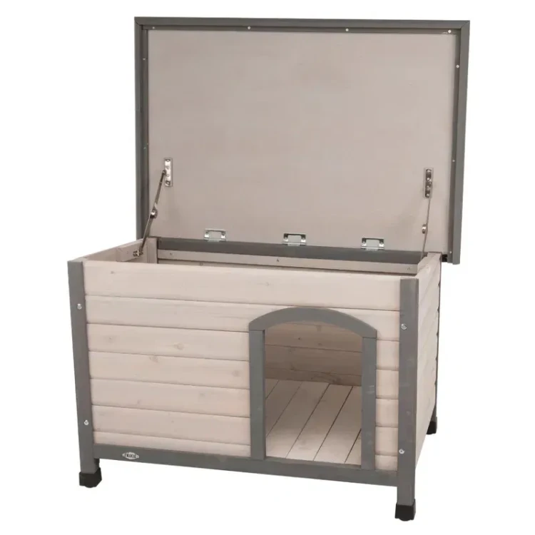 Drewniana buda dla psa Trixie Classic Natura – Rozmiar L (116x79x82 cm) - zdjęcie 2